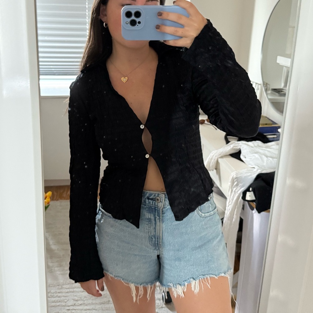 Black Women's Going out Top from Zara